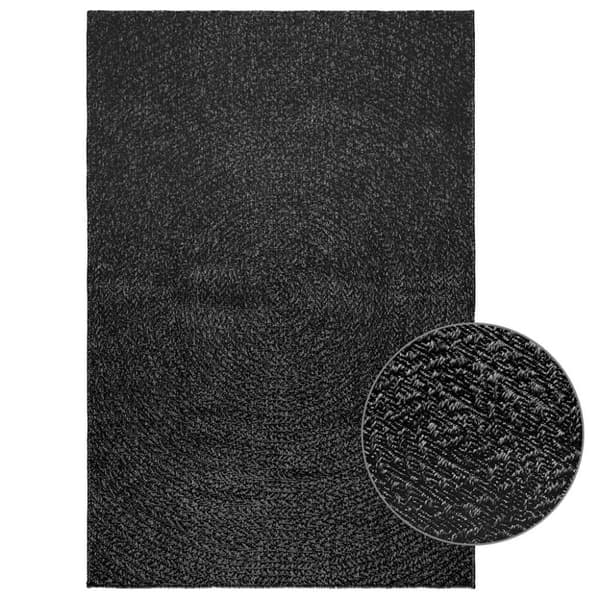 vidaXL gulvtæppe ZIZUR 120x170cm jute-look indendørs udendørs