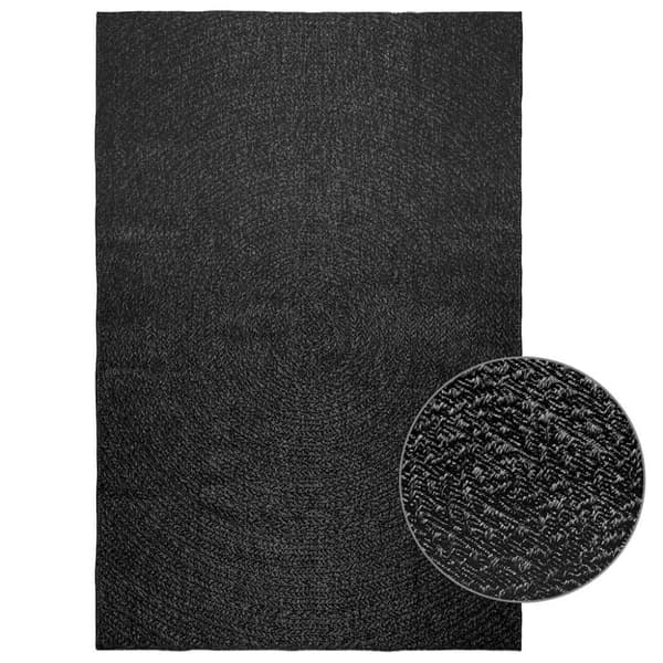 vidaXL gulvtæppe ZIZUR 160x230cm jute-look indendørs udendørs
