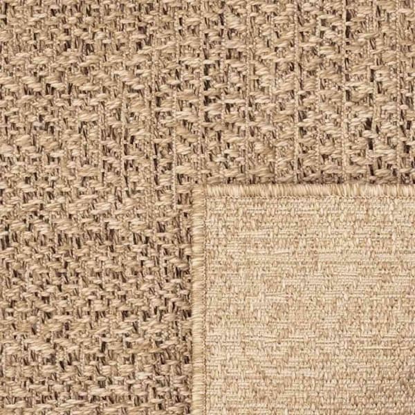 vidaXL Teppe ZIZUR beige 200x290cm jute-utseende innendørs og utendørs