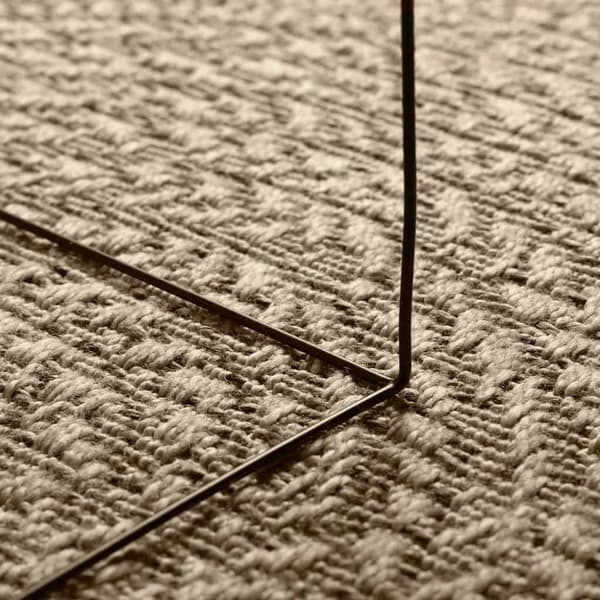 vidaXL gulvtæppe ZIZUR beige 120x170cm jute-look indendørs og udendørs