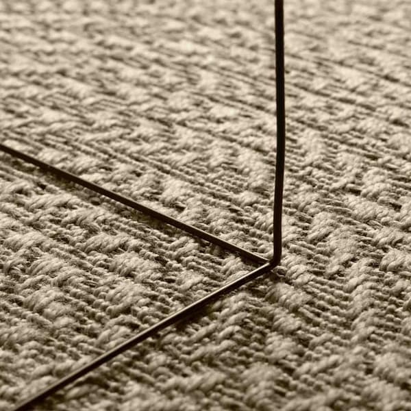 vidaXL gulvtæppe ZIZUR beige 100x200cm jute-look indendørs og udendørs