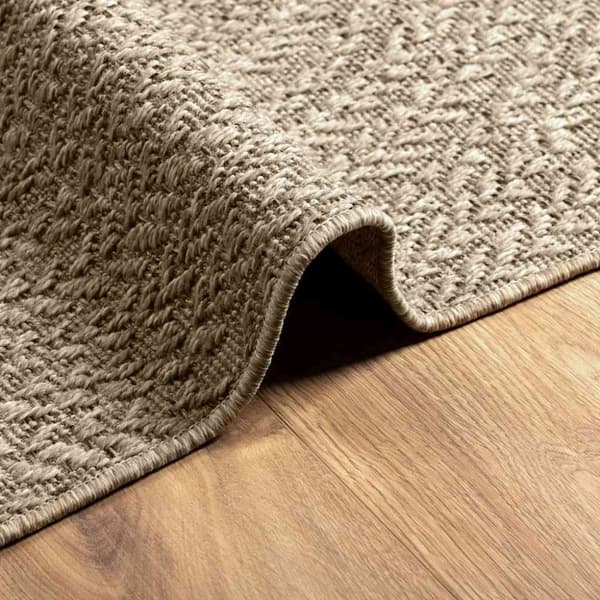 vidaXL Matta ZIZUR beige 160x230 cm jutelook inomhus och utomhus