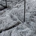 Miniatyrbillede 8 af 11: vidaXL shaggy gulvtæppe NAVARRA 120x170 cm høje luv polyester sølvgrå