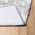 Miniatyrbilde 7 av 11: vidaXL Flossteppe med lang luv NAVARRA lysegrå 60x100 cm polyester