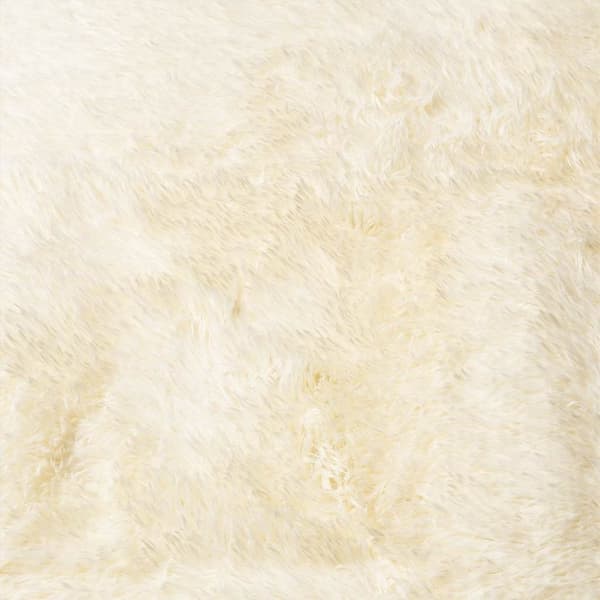 vidaXL Flossteppe med lang luv NAVARRA krem 120x170 cm polyester