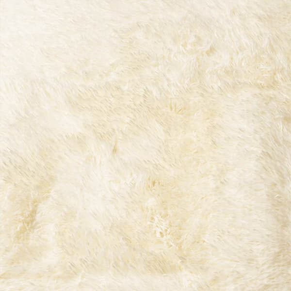 vidaXL Ryamatta med lång lugg NAVARRA gräddvit 60x100 cm polyester