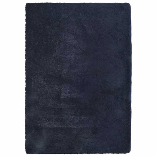 vidaXL Flossteppe med lang luv NAVARRA marine 240x340 cm polyester