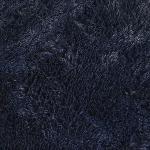 vidaXL Flossteppe med lang luv NAVARRA marine 240x340 cm polyester