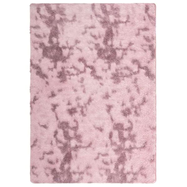 vidaXL Pörrömatto korkeanukkainen NAVARRA pölypinkki 240x340 cm