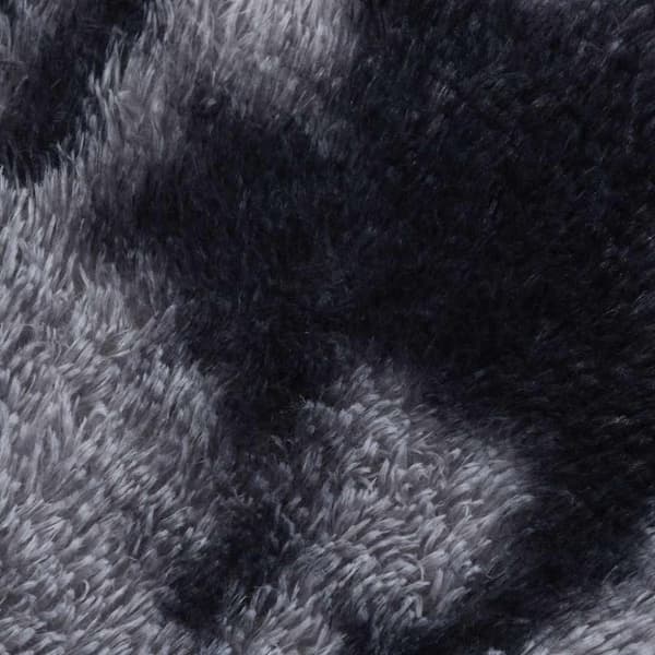 vidaXL Ryamatta med lång lugg NAVARRA mörkgrå 160x230 cm polyester