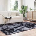 Miniatyrbillede 4 af 11: vidaXL shaggy gulvtæppe NAVARRA 160x230 cm høje luv polyester mørkegrå