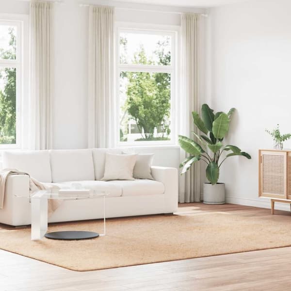 vidaXL Flossteppe med lang luv NAVARRA beige 240x340 cm polyester