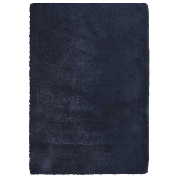vidaXL Flossteppe med lang luv NAVARRA marine 160x230 cm polyester