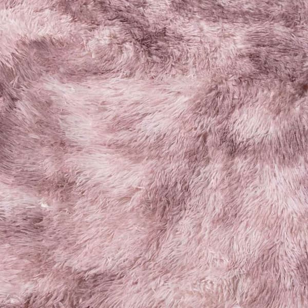 vidaXL Flossteppe med lang luv NAVARRA støvet rosa 240x340cm polyester