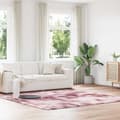 Miniatyrbillede 2 af 11: vidaXL shaggy gulvtæppe NAVARRA 240x240 cm høje luv støvet rosa