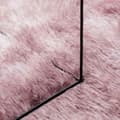 Miniatyrbilde 8 av 11: vidaXL Flossteppe med lang luv NAVARRA støvet rosa 200x200cm polyester