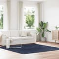Miniatyrbilde 2 av 11: vidaXL Flossteppe med lang luv NAVARRA marine 240x240 cm polyester