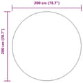 Pikkukuva 11 / 11: vidaXL Pörrömatto korkeanukkainen NAVARRA vaaleanharmaa 200x200 cm