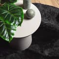 Miniatyrbillede 9 af 11: vidaXL shaggy gulvtæppe NAVARRA 120x120 cm høje luv polyester sort