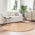Miniatyrbilde 4 av 11: vidaXL Flossteppe med lang luv NAVARRA beige 160x160 cm polyester
