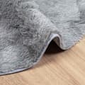 Miniatyrbilde 6 av 11: vidaXL Flossteppe med lang luv NAVARRA sølvgrå 160x160 cm polyester