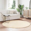 Miniatyrbilde 4 av 11: vidaXL Flossteppe med lang luv NAVARRA krem 160x160 cm polyester