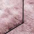 Miniatyrbillede 8 af 11: vidaXL shaggy gulvtæppe NAVARRA 240x240 cm høje luv støvet rosa