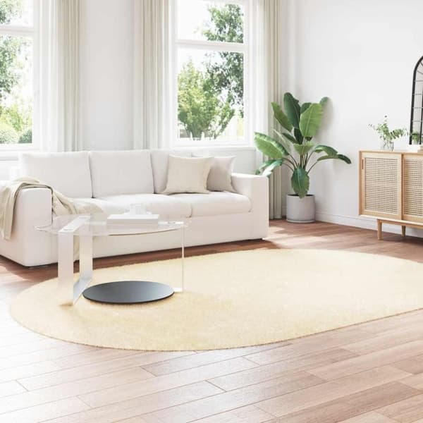 vidaXL Pörrömatto korkeanukkainen NAVARRA kerma 300x200 cm polyesteri