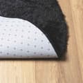 Miniatyrbilde 7 av 11: vidaXL Flossteppe med lang luv NAVARRA svart 240x240 cm polyester