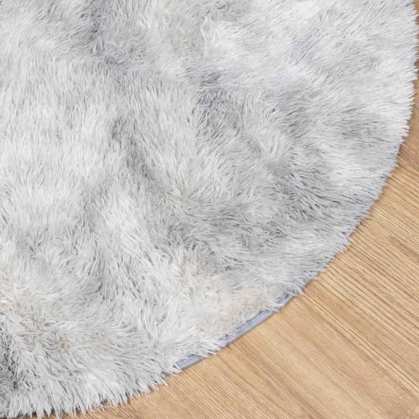 vidaXL Flossteppe med lang luv NAVARRA lysegrå 300x200 cm polyester