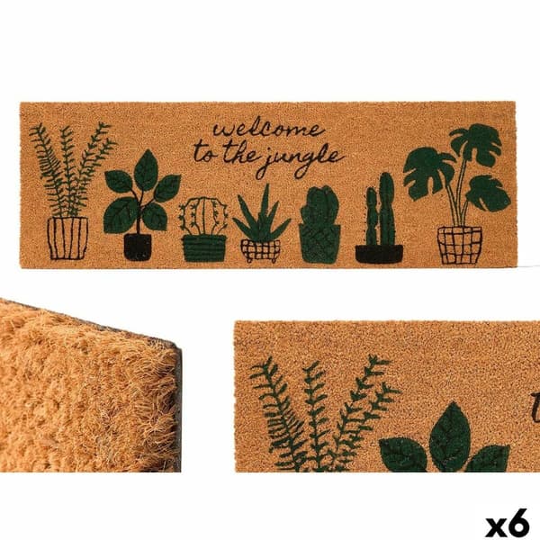 Dörrmatta Jungle Naturell PVC Kokosfiber 120 x 1 x 40 cm (6 antal)