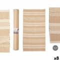 Miniatyrbillede 1 af 2: Tæppe NO.01 Hvid Brun 70 x 140 cm (8 enheder)