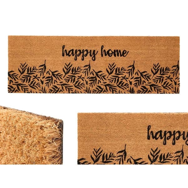 Dörrmatta Happy home Naturell PVC Kokosfiber 120 x 1 x 40 cm (6 antal)