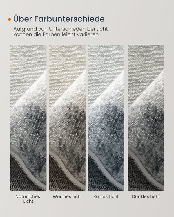 Tæppe 92 x 153 cm maskine vaskbar due grå