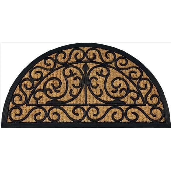 Tapis kokos kombi absorberande skrapa 40x60 cm Cuba halv måne voluter