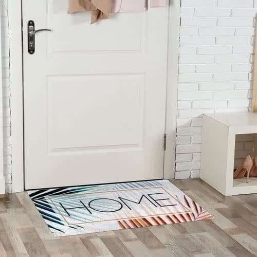 IDMAT Tapis boston - 50 x 80 cm - Fleur home