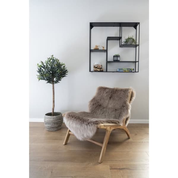 Rootzin keinotekoinen lammasnahka - pehmeä alueen matto - muhkea matto - viihtyisä lämpö - 60 cm x 180cm x 6,5 cm