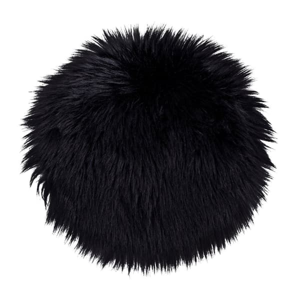 Rootzin keinotekoinen lammasnahka -istuintyyny - Faux Lambsann - Pehmoinen tyyny - Ultra pehmeä - Ø35cm x 6,5 cm