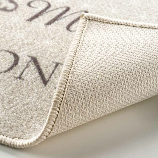 Antiskidmatta - 40x60 cm - Lyckans hus - Beige