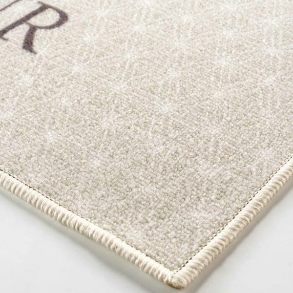Antiskidmatta - 40x60 cm - Lyckans hus - Beige