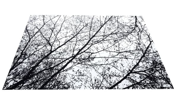 MATTA TUTUMI TREES 140X200 BLACK WHITE