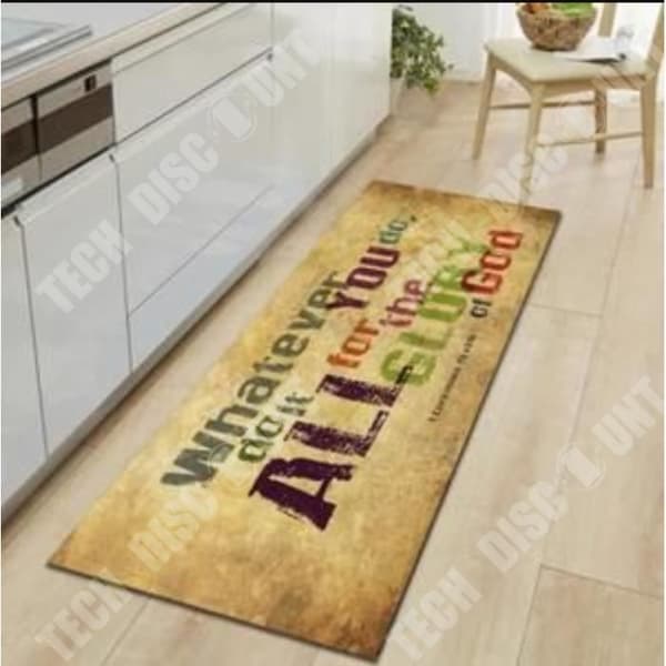 TD® Soft Touch Halkfri köksgolvmatta Brun / Trendig och tidlös design / 40 x 120 cm