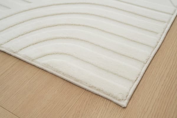 Tvättbar Mjuk Ryamatta Fuzzy Soma Offwhite