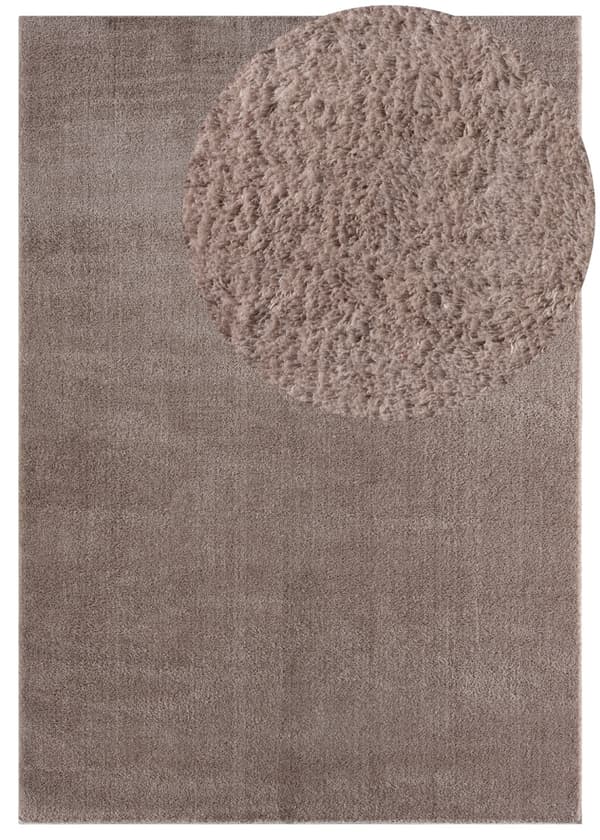 Tvättbar Mjuk Ryamatta Cloudy Taupe