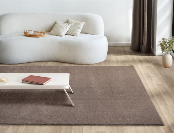 Tvättbar Mjuk Ryamatta Cloudy Taupe