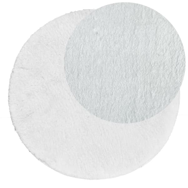 Rund Cloudy Vit Vit Rund 200 cm