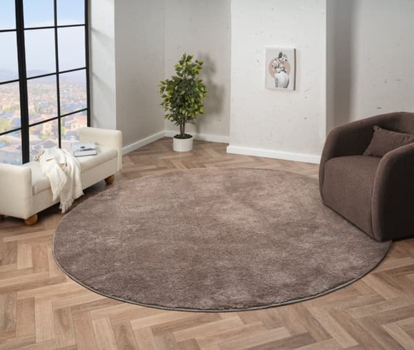 Rund Cloudy Taupe
