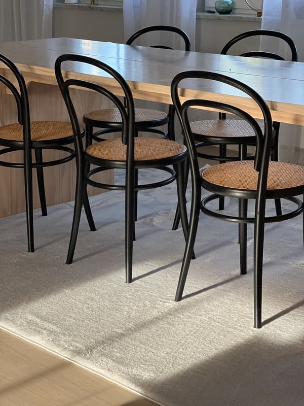 Tvättbar Mjuk Ryamatta Cloudy Silver
