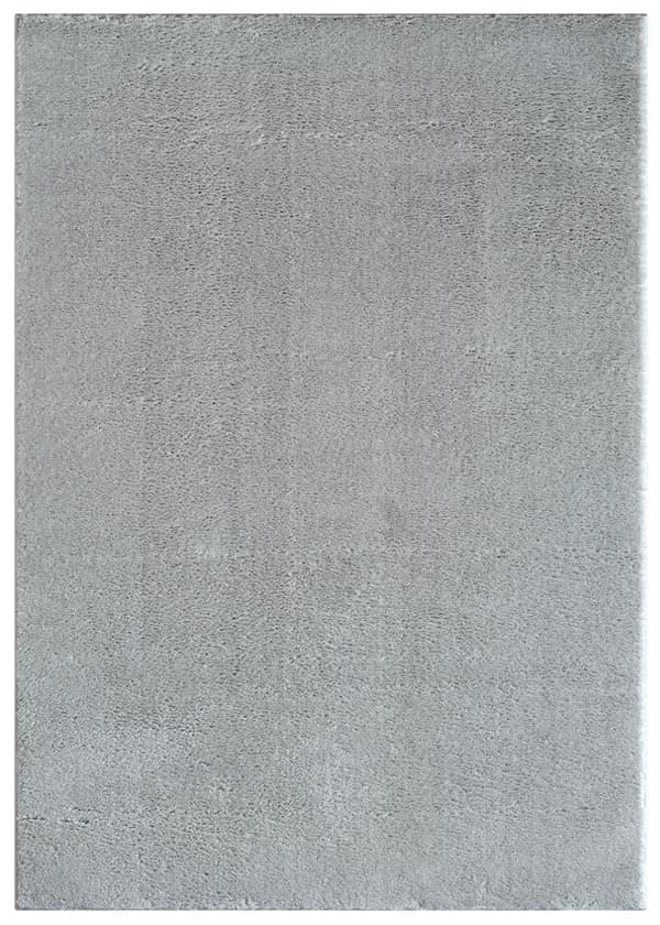 Tvättbar Mjuk Ryamatta Cloudy Silver