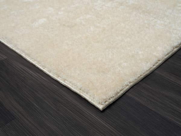 Tvättbar Mjuk Ryamatta Cloudy Ljusbeige